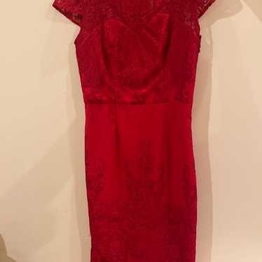 Red Lace Chi Chi London Dress