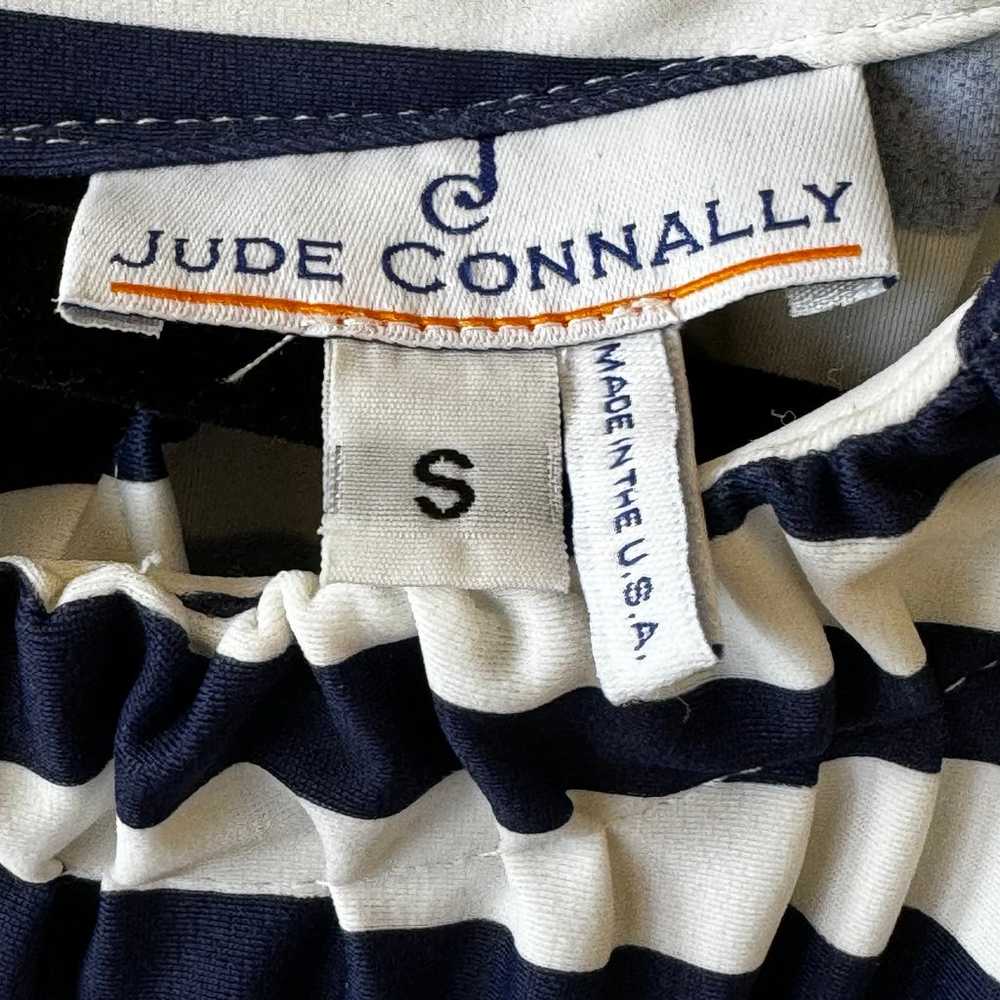 Jude Connally Lisa Striped Navy White Sleeveless … - image 3