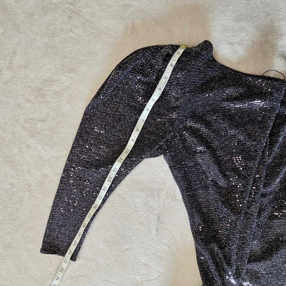 Zara Women's Sequin One Shoulder Asymmetric Bodyc… - image 10
