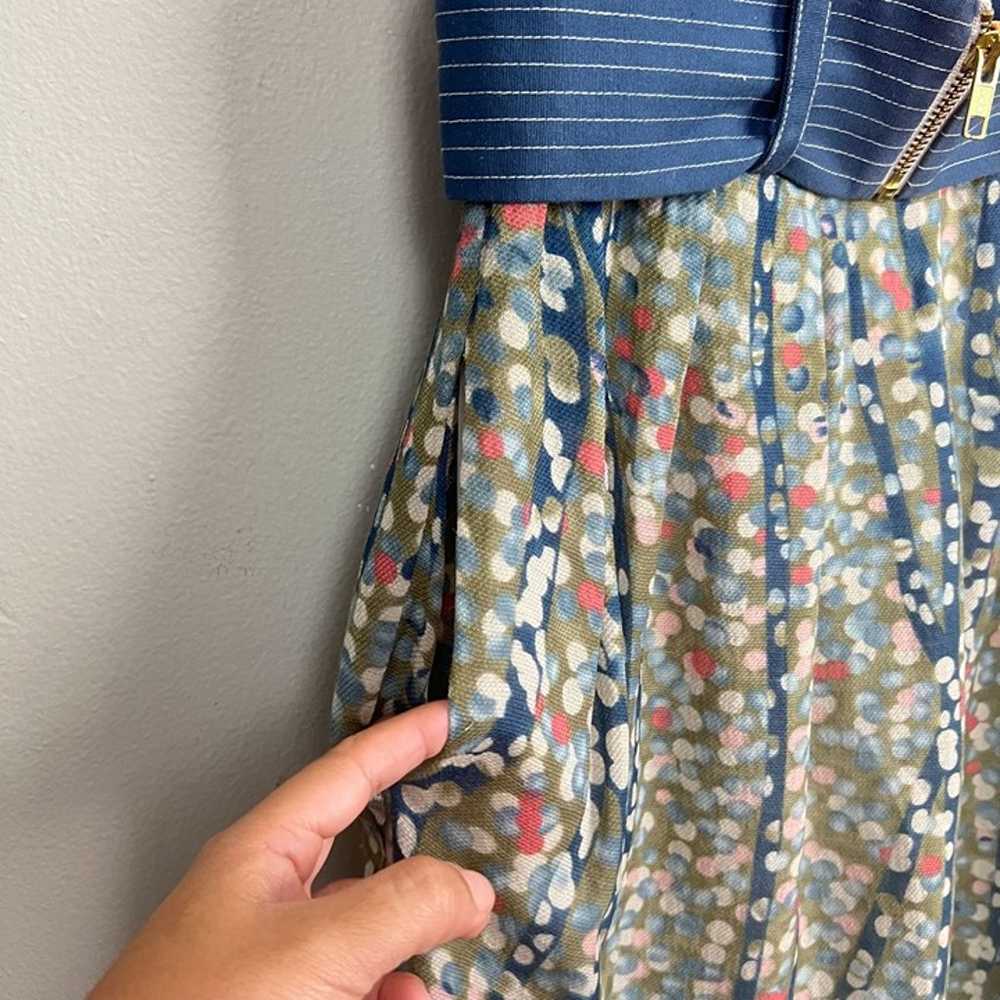 Lauren Moffatt Silk Blend Dress with Belt and Poc… - image 5
