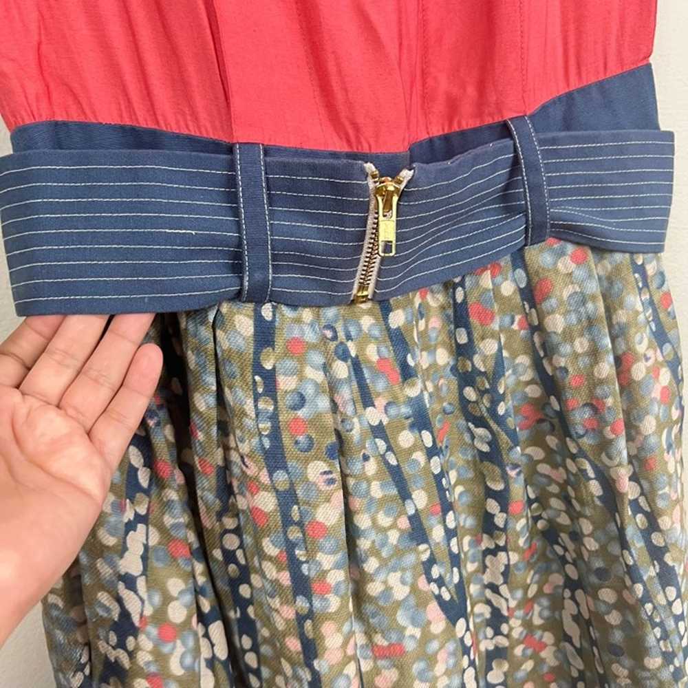 Lauren Moffatt Silk Blend Dress with Belt and Poc… - image 6