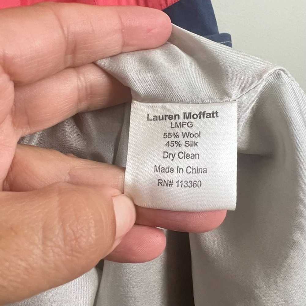 Lauren Moffatt Silk Blend Dress with Belt and Poc… - image 8