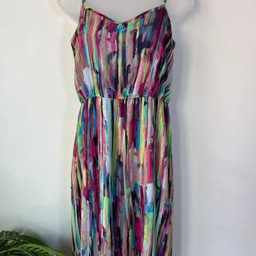 Jack Women's Colorful Spaghetti Strap Maxi Dress … - image 1