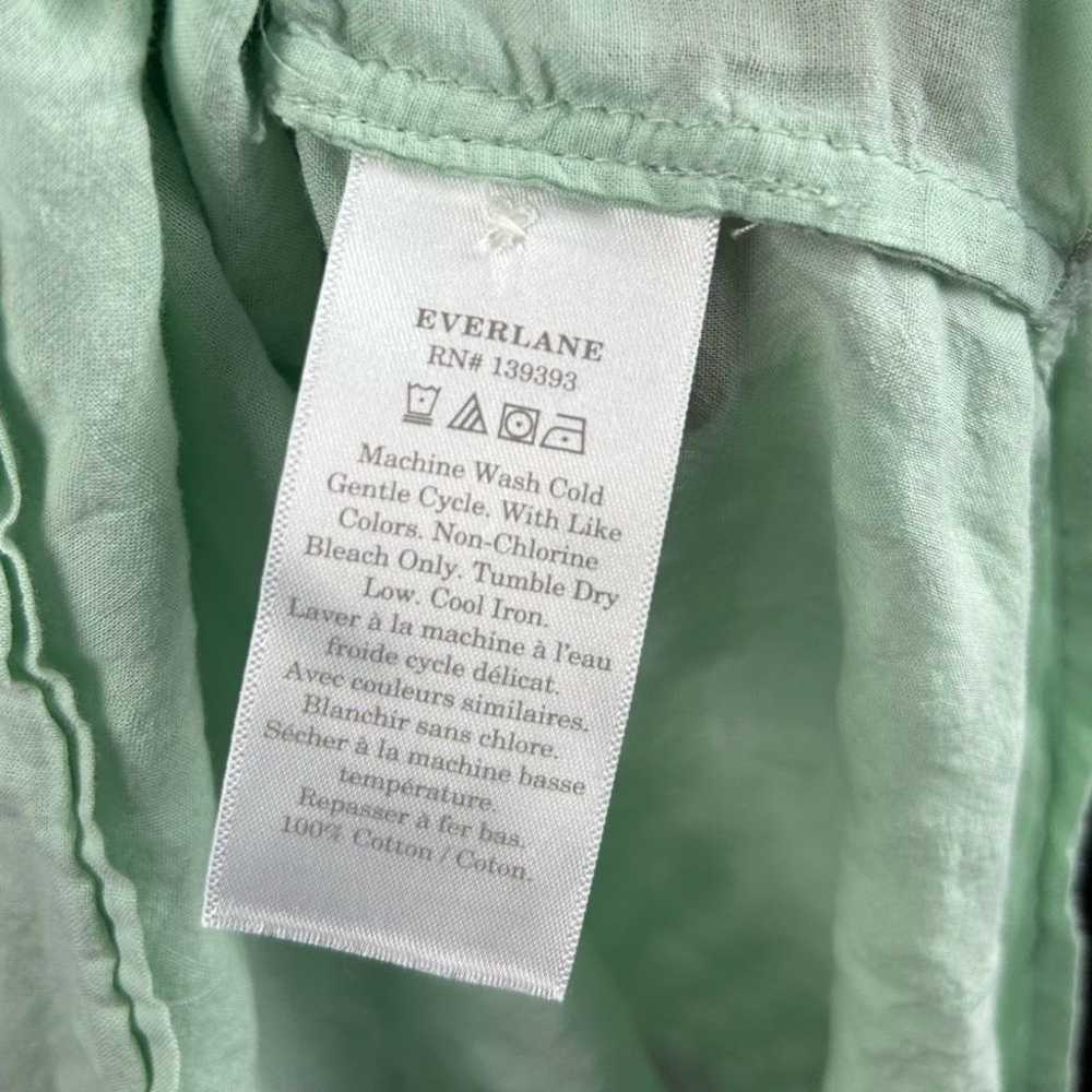 Everlane The Caftan Dress Mint Green Short Sleeve - image 6