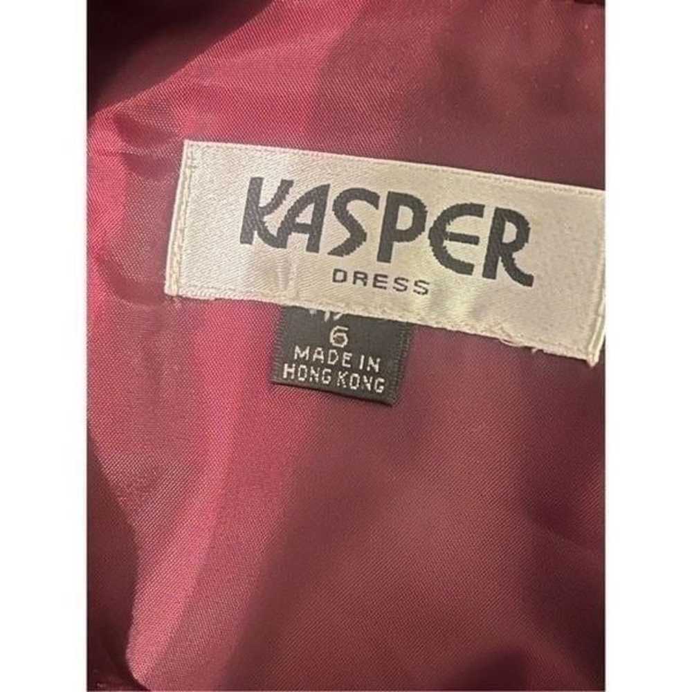 Vtg 90s/Y2K Kasper Sheath Dress Faux Jacket 1Pc W… - image 5
