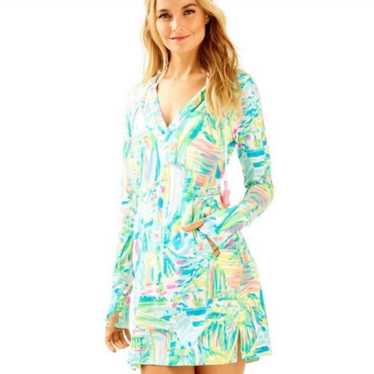 NWOT Lilly Pulitzer Hooded Riley Coverup Dress - image 1