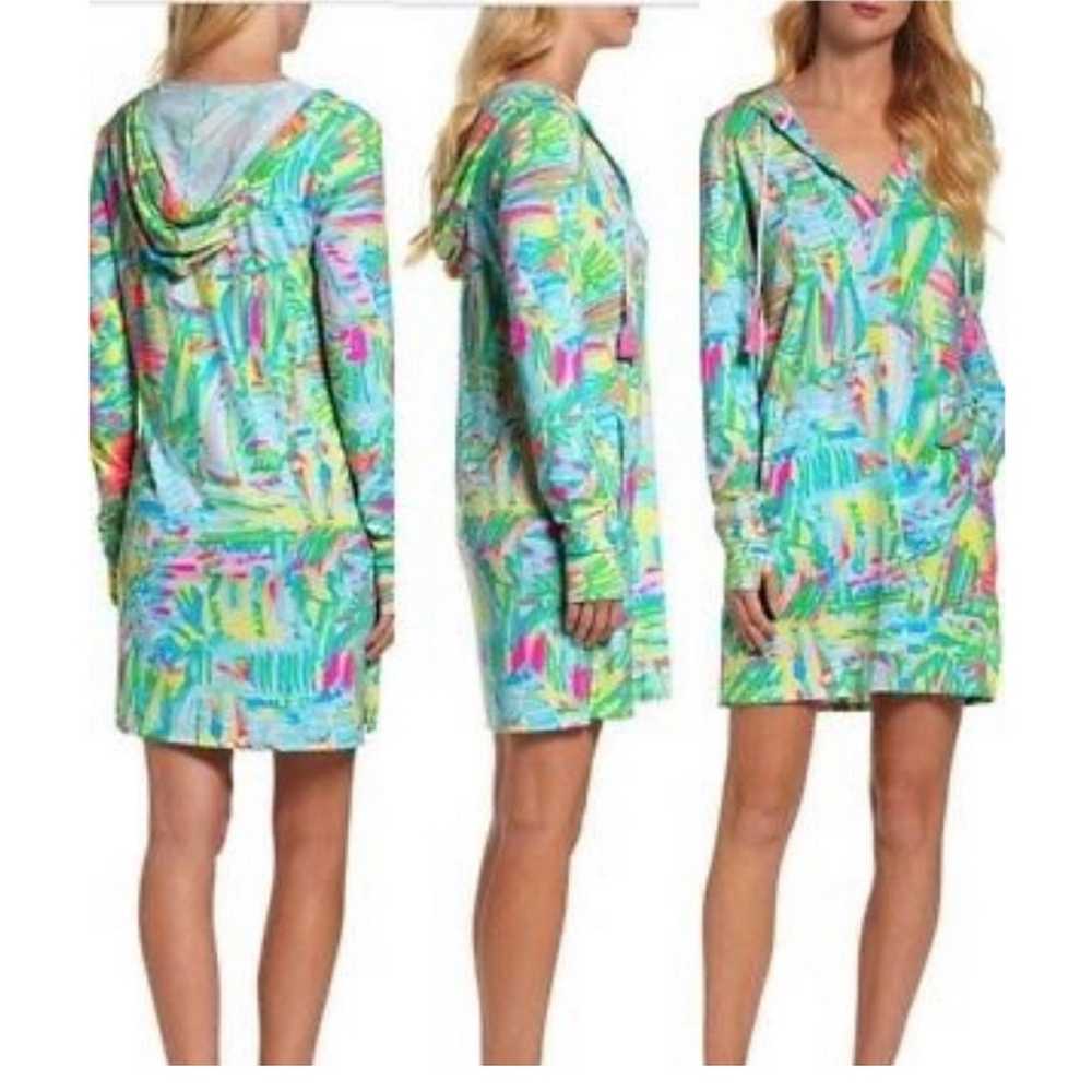 NWOT Lilly Pulitzer Hooded Riley Coverup Dress - image 3