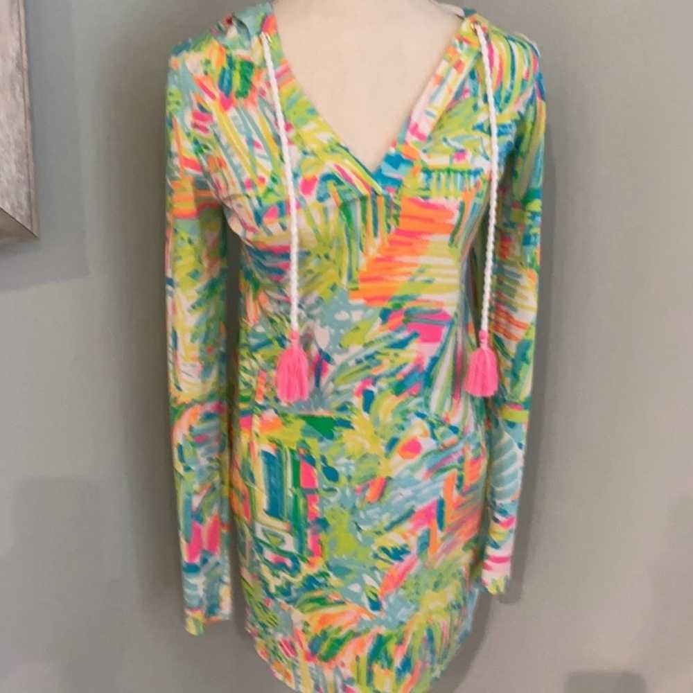 NWOT Lilly Pulitzer Hooded Riley Coverup Dress - image 4