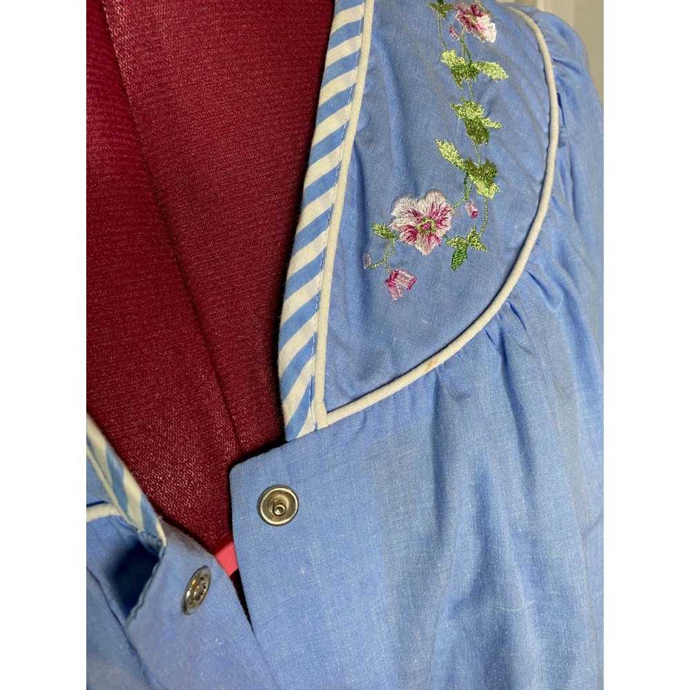 Vintage frolicking dress house dress duster cotto… - image 8
