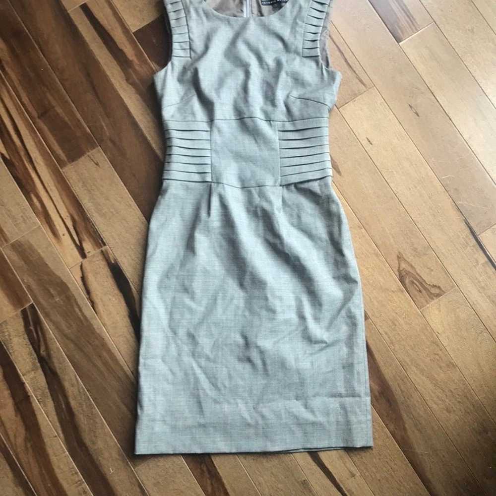 Antonio Melani Grey Sheath Dress 0 EUC - image 7