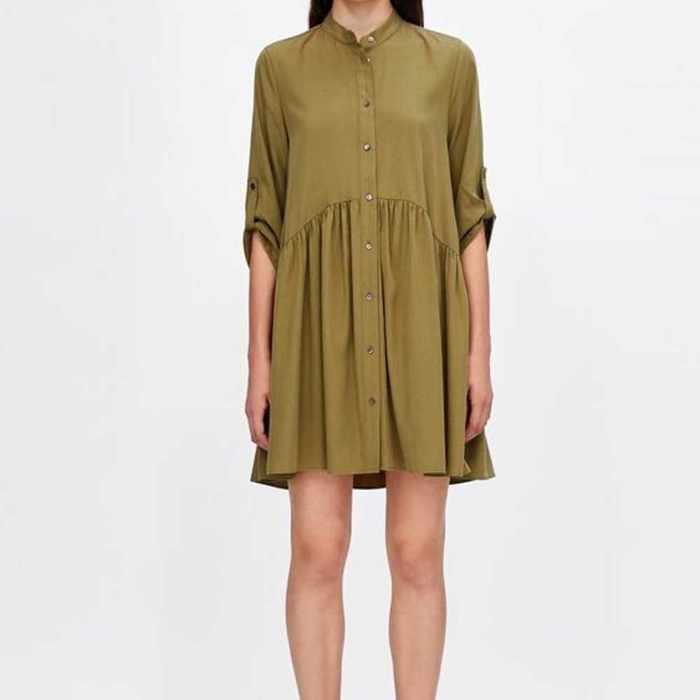 Zara FLOWY DRESS WITH BUTTONS - image 1