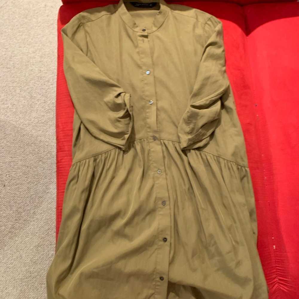 Zara FLOWY DRESS WITH BUTTONS - image 4
