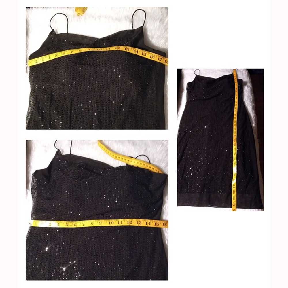 Laundry Black Beaded Sequin Classy Midi Dress Bui… - image 10