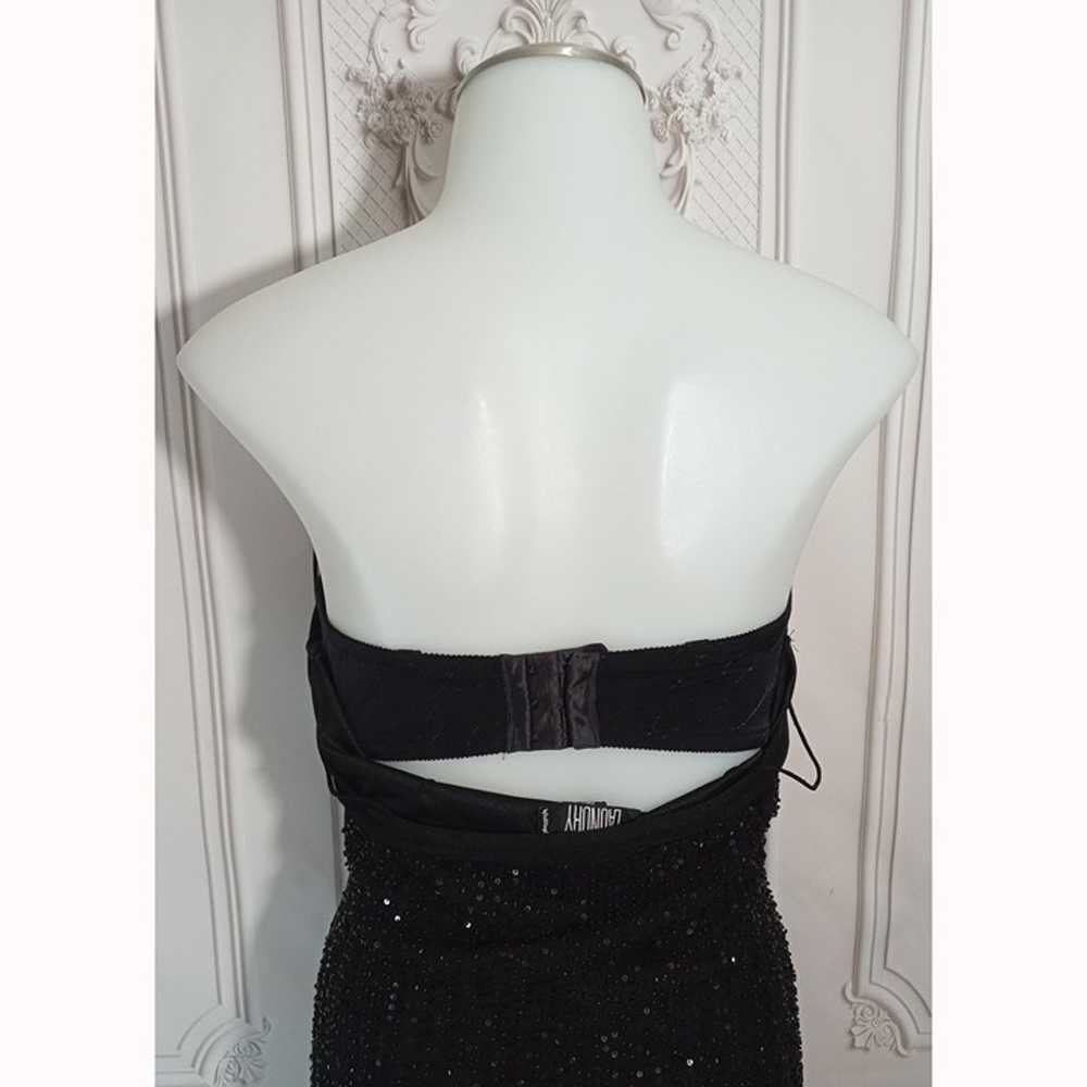 Laundry Black Beaded Sequin Classy Midi Dress Bui… - image 5
