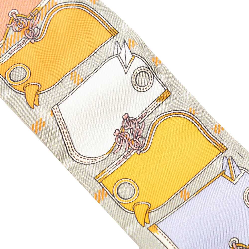 Product Details Hermes Printed Twilly Silk Scarf - image 4