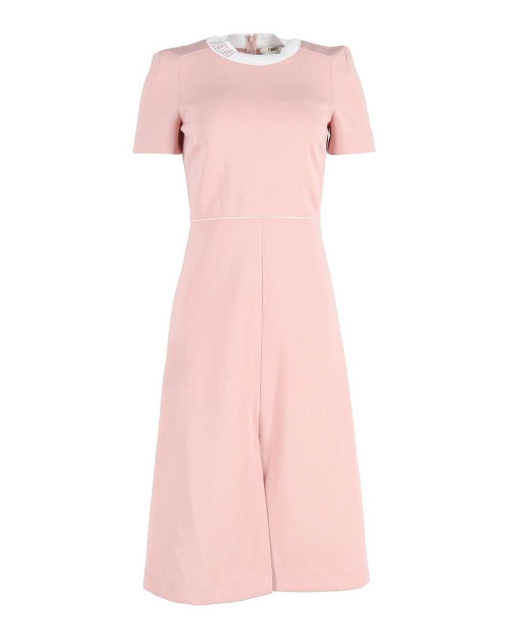 Product Details Fendi Pink Shift Midi Dress - image 1