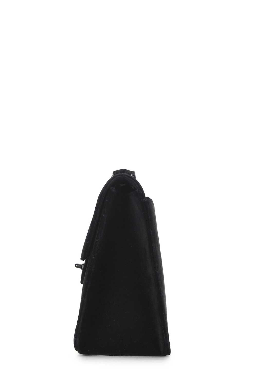 Black Velour Shoulder Bag - image 3