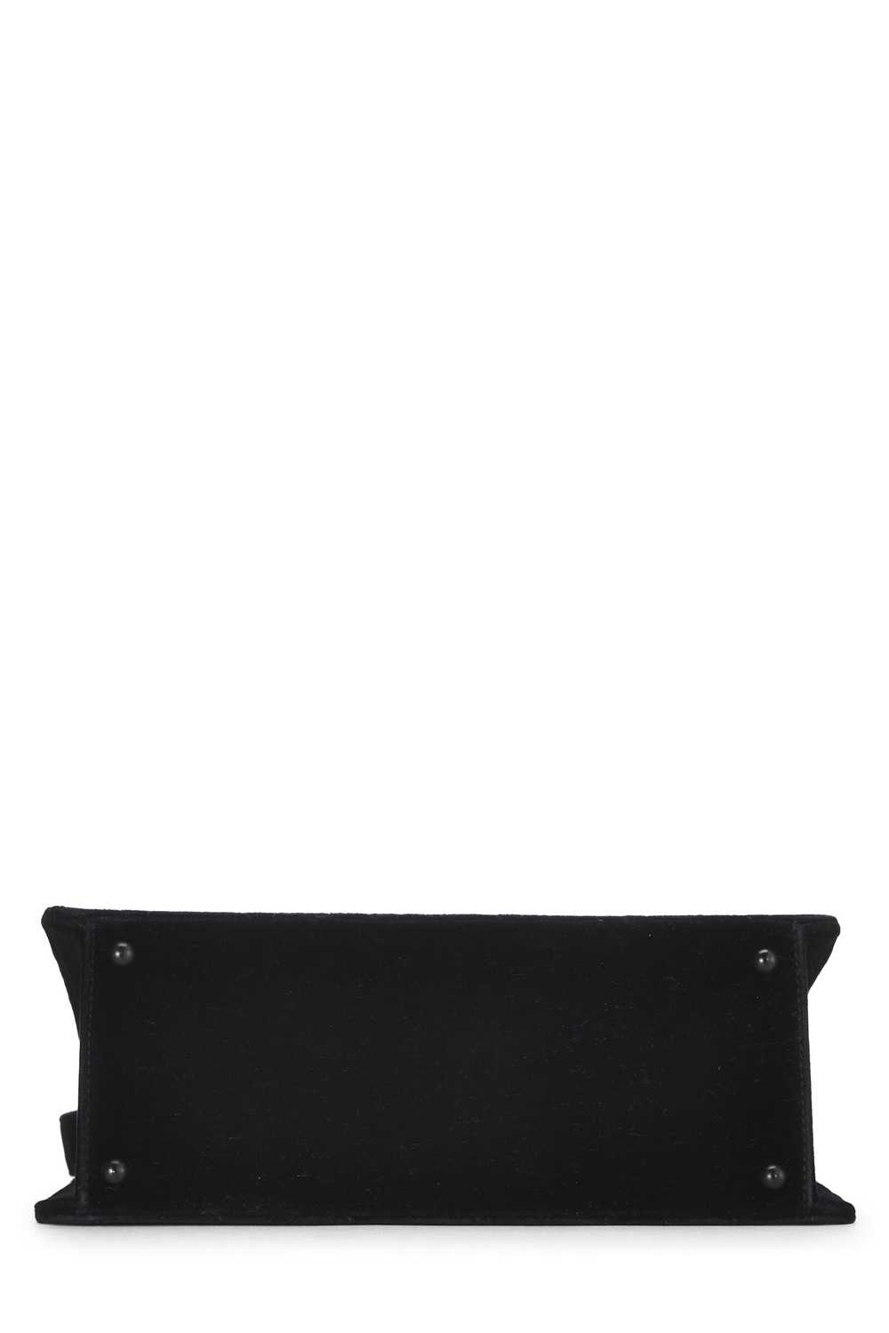 Black Velour Shoulder Bag - image 5
