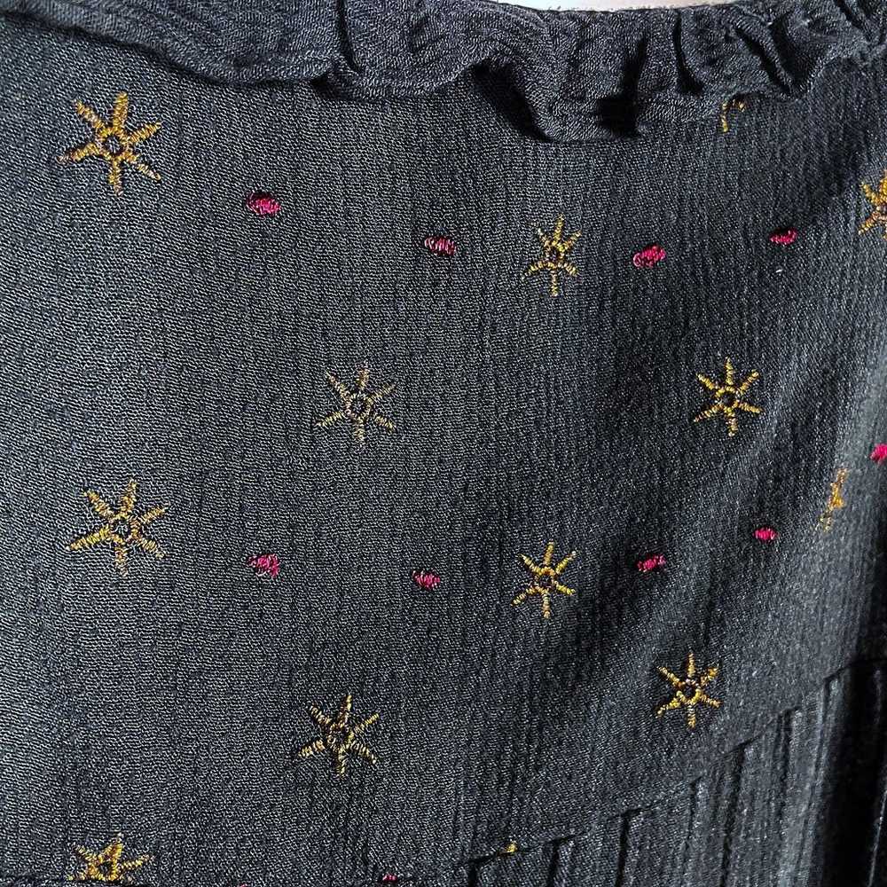 Stevie May Celeste Dress Black Mini Embroidered S… - image 11