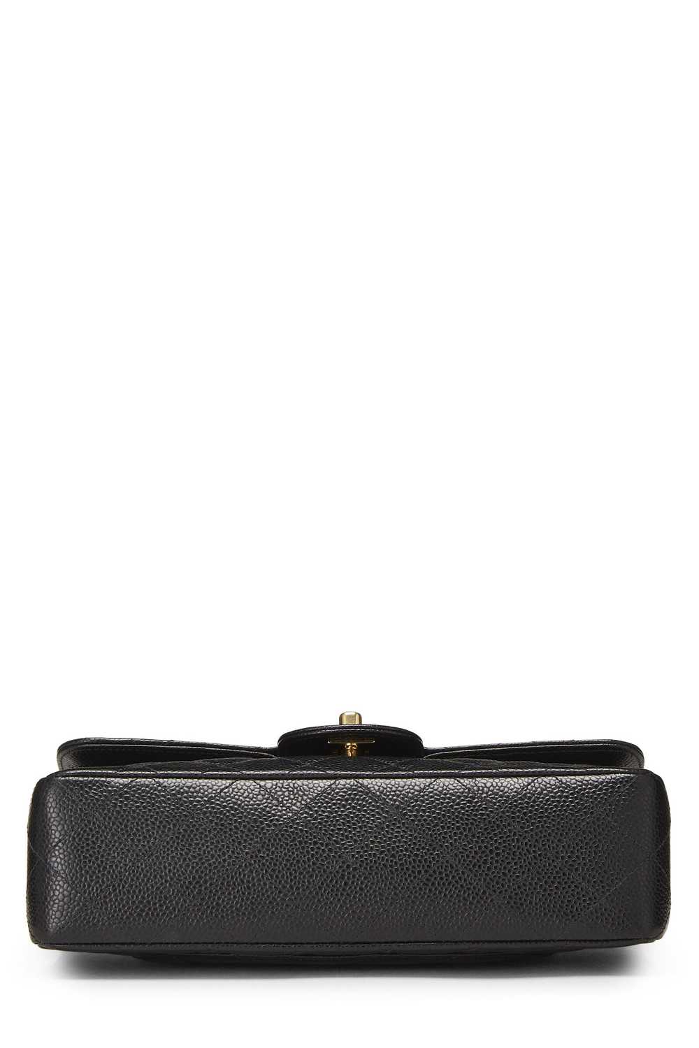 Black Quilted Caviar Classic Double Flap Small - image 5