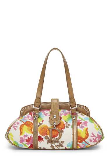 Multicolor Floral Canvas Handbag