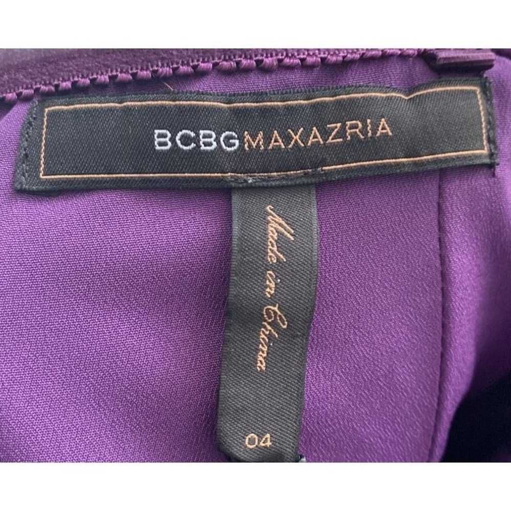 BCBG MaxAzria Prom Dress Womens Size 4 Grape Purp… - image 9