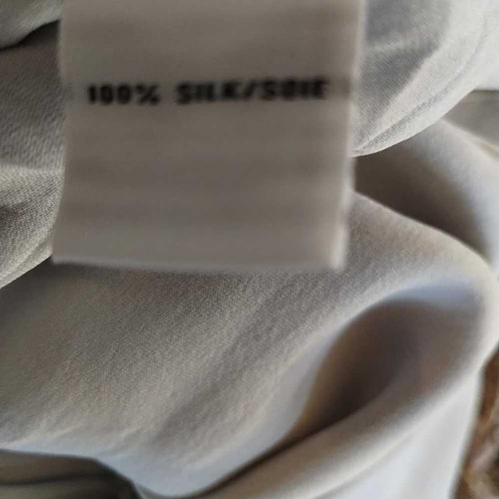 NWOT Diane Von Furstenberg 100% Silk Long Sleeve … - image 3
