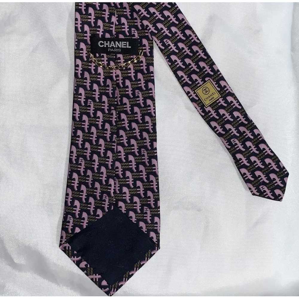 Chanel Silk tie - image 6