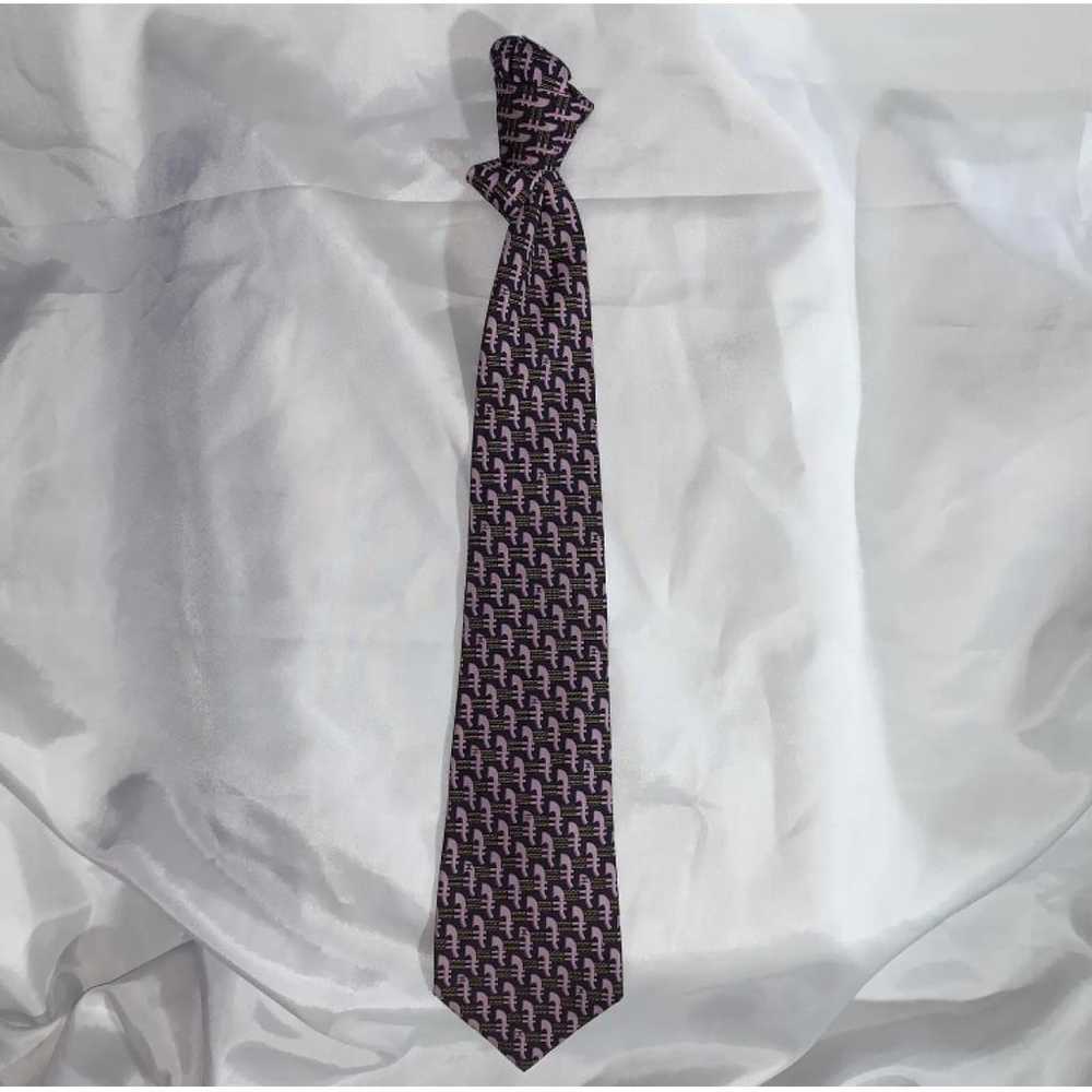 Chanel Silk tie - image 8