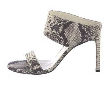 Stuart Weitzman My Slide Python Sandal Heel Size 7 - image 1