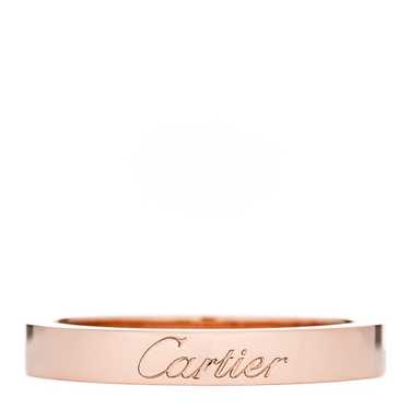 CARTIER 18K Pink Gold 3mm C De Cartier Wedding Ba… - image 1