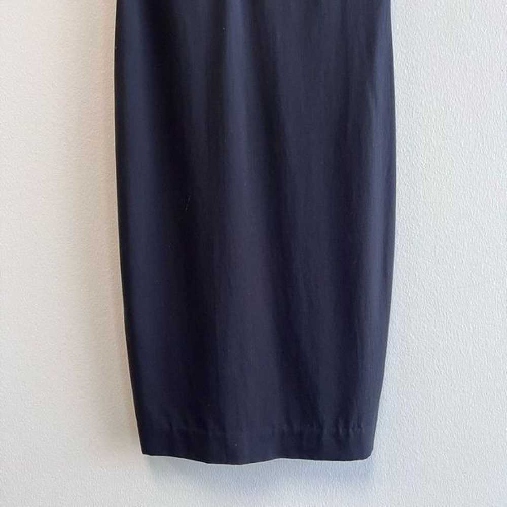 L'Agence Womens 4 Black Slip Dress Lambskin Bodic… - image 4