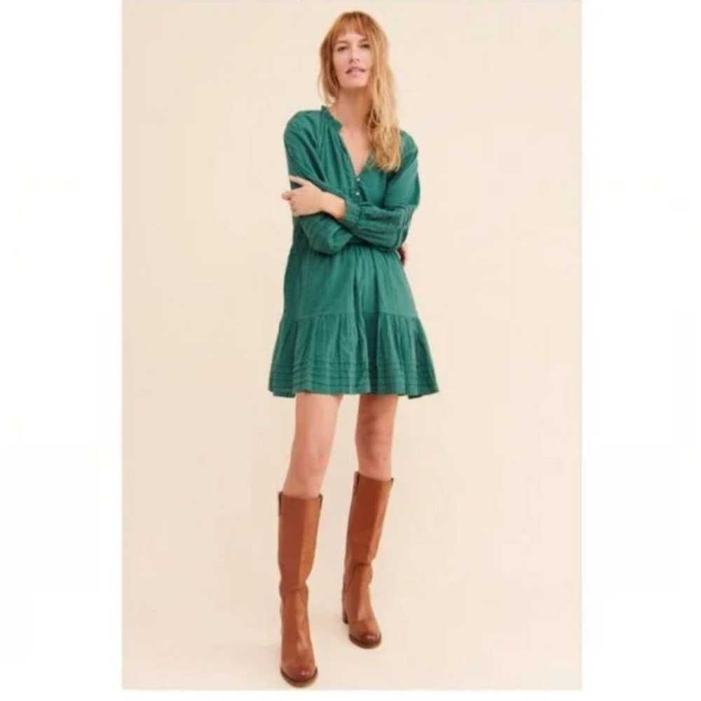 Anthropologie Carrie Tiered Mini Dress - image 1