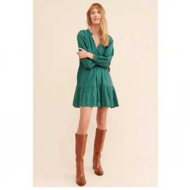 Anthropologie Carrie Tiered Mini Dress - image 1