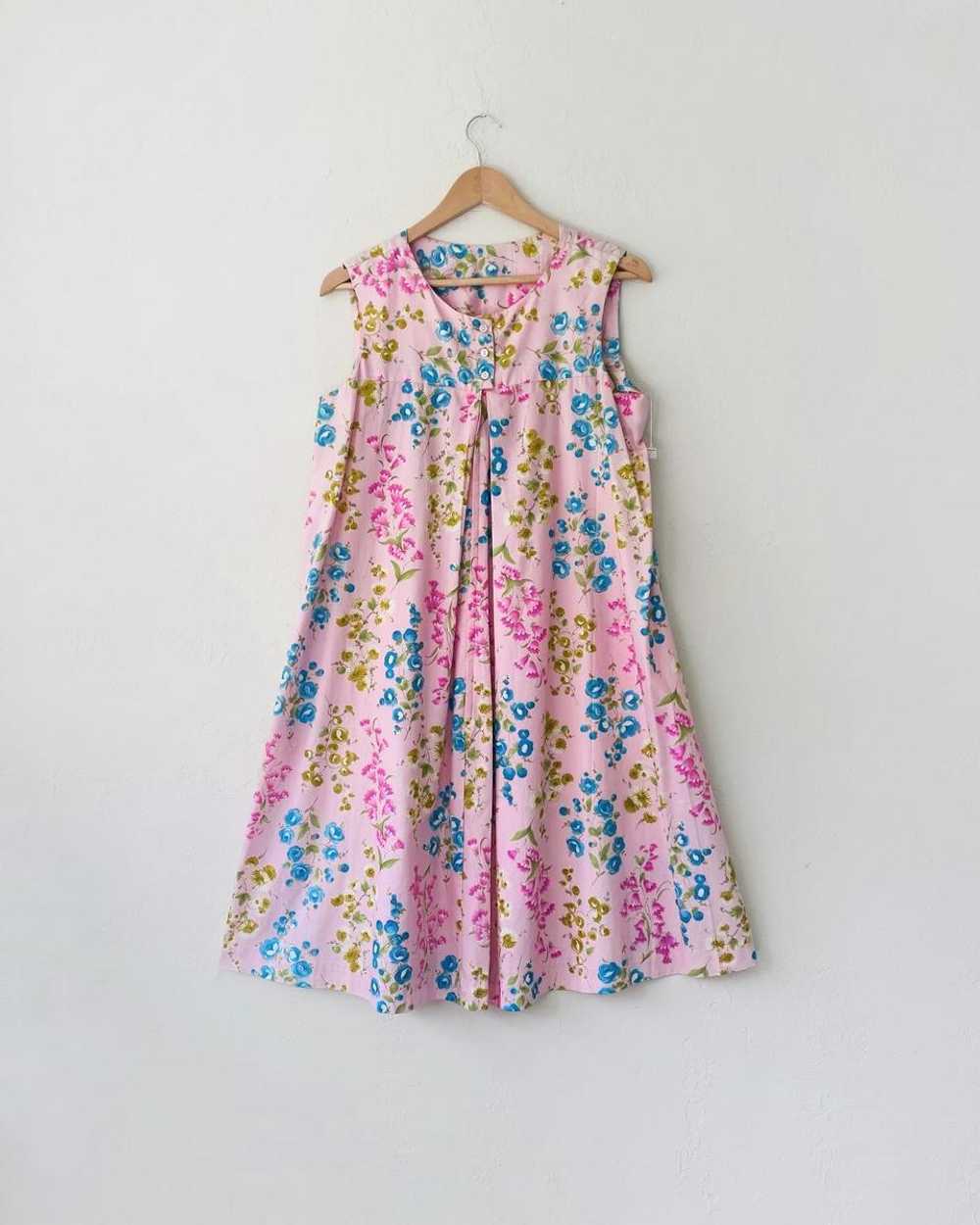 Miss Florence 70s/80s deadstock floral dress (M) … - image 1