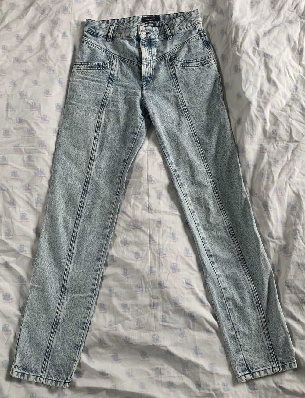 Isabel Marant Lenia high rise slim jeans (38) |… - image 1