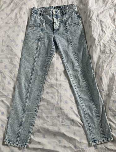 Isabel Marant Lenia high rise slim jeans (38) |… - image 1