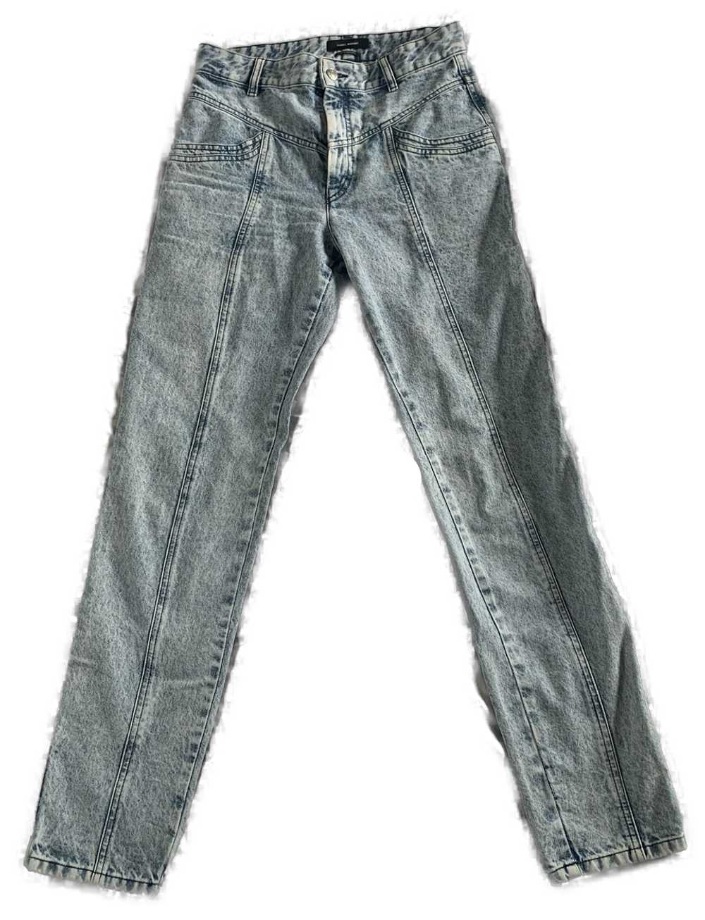 Isabel Marant Lenia high rise slim jeans (38) |… - image 4