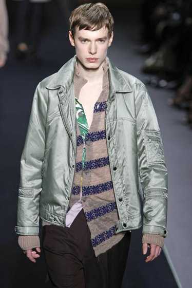 Dries Van Noten A/W 2007 poly coated padded jacket