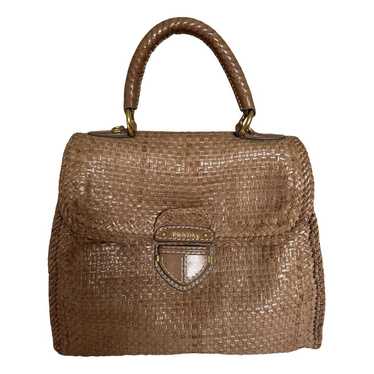 Prada Madras leather handbag