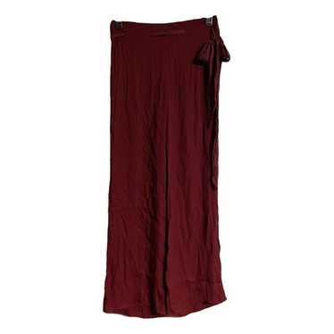 Valentino by mario valentino Silk straight pants - image 1