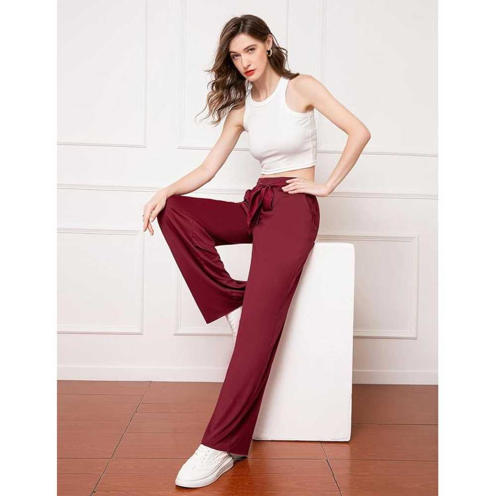 Valentino by mario valentino Silk straight pants - image 3