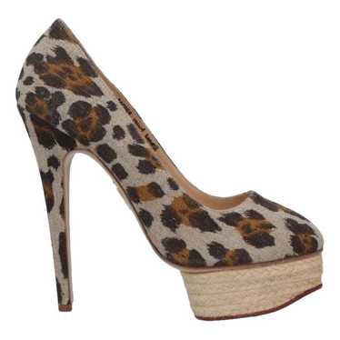 Charlotte Olympia Dolly cloth heels