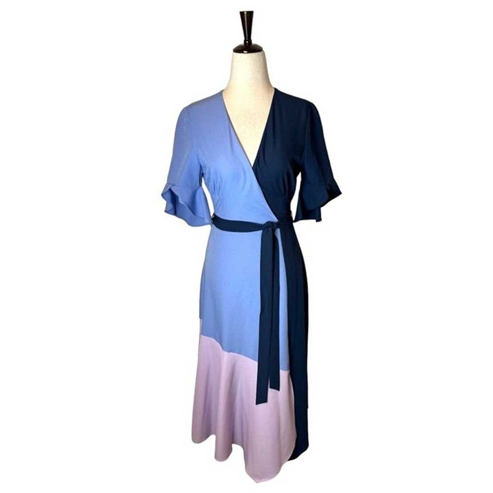 Hutch Anthropologie Dress Womens XS Blue Purple C… - image 2