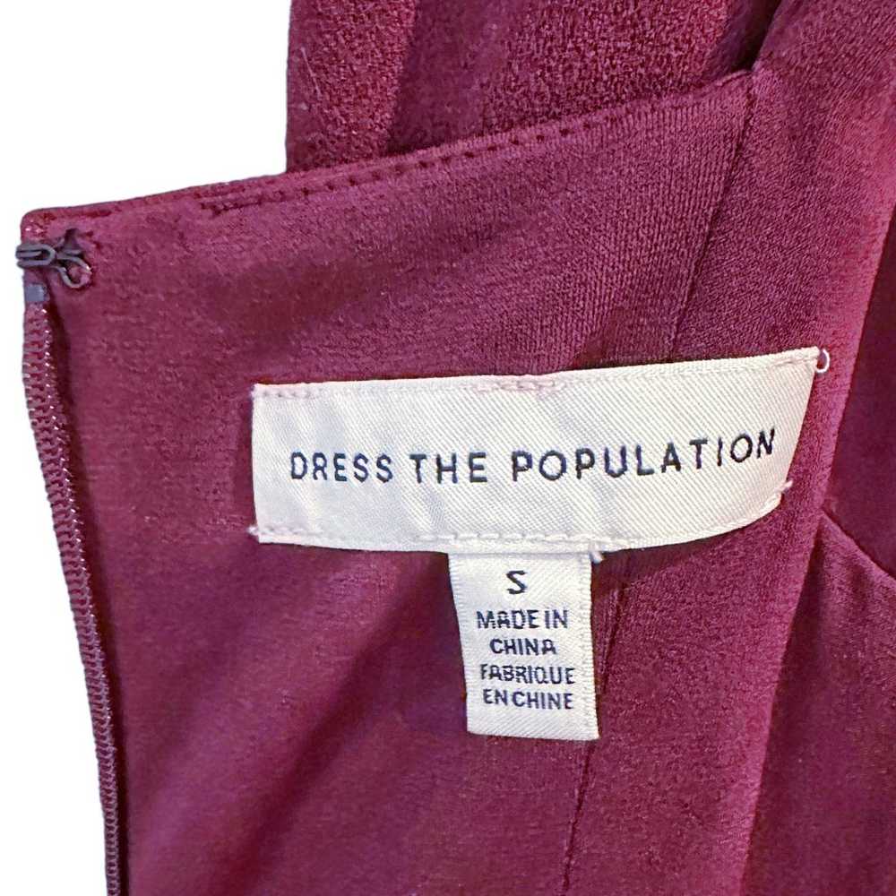 NWOT Dress The Population Dana Wrap Waist Crepe D… - image 8