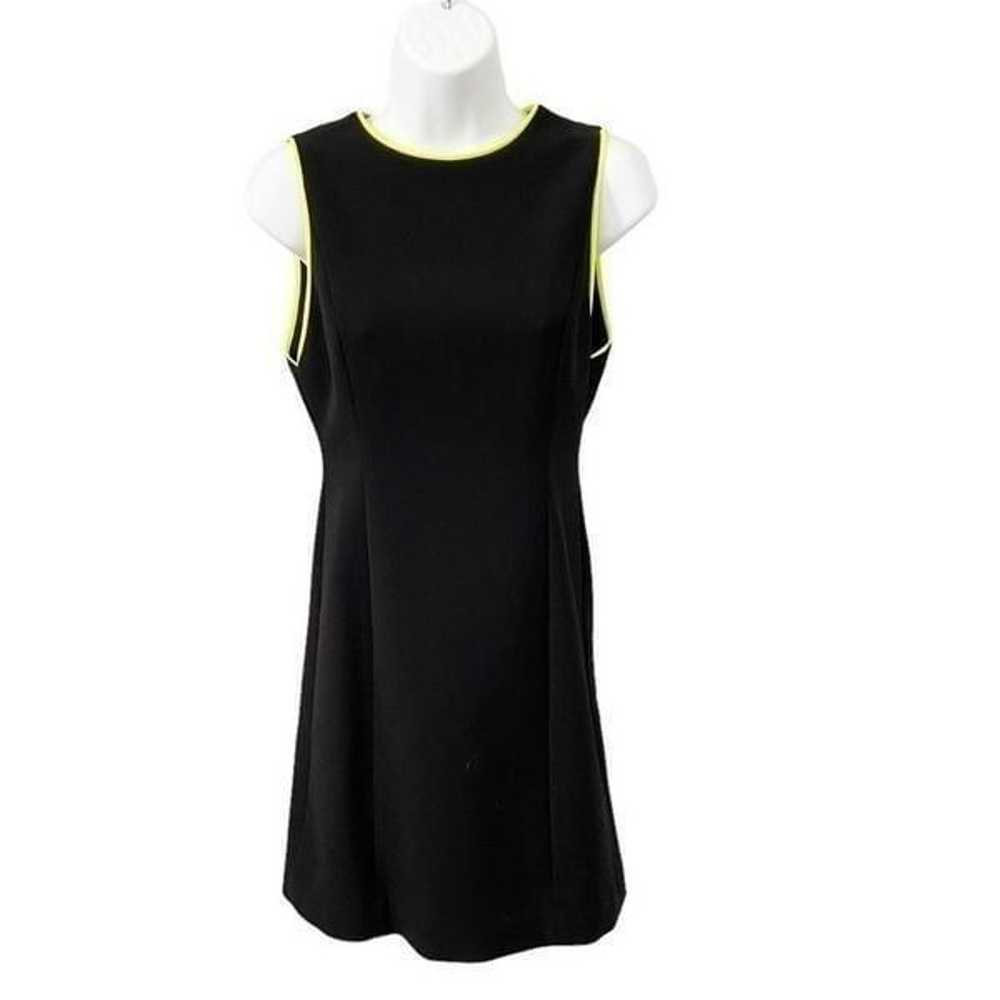 Alice + Olivia Colin Neon Trim LBD Mini Dress siz… - image 9