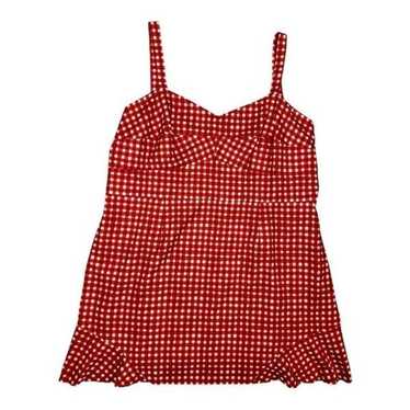 Hutch Size 22W Red & White Mckenzie Gingham Dress - image 1