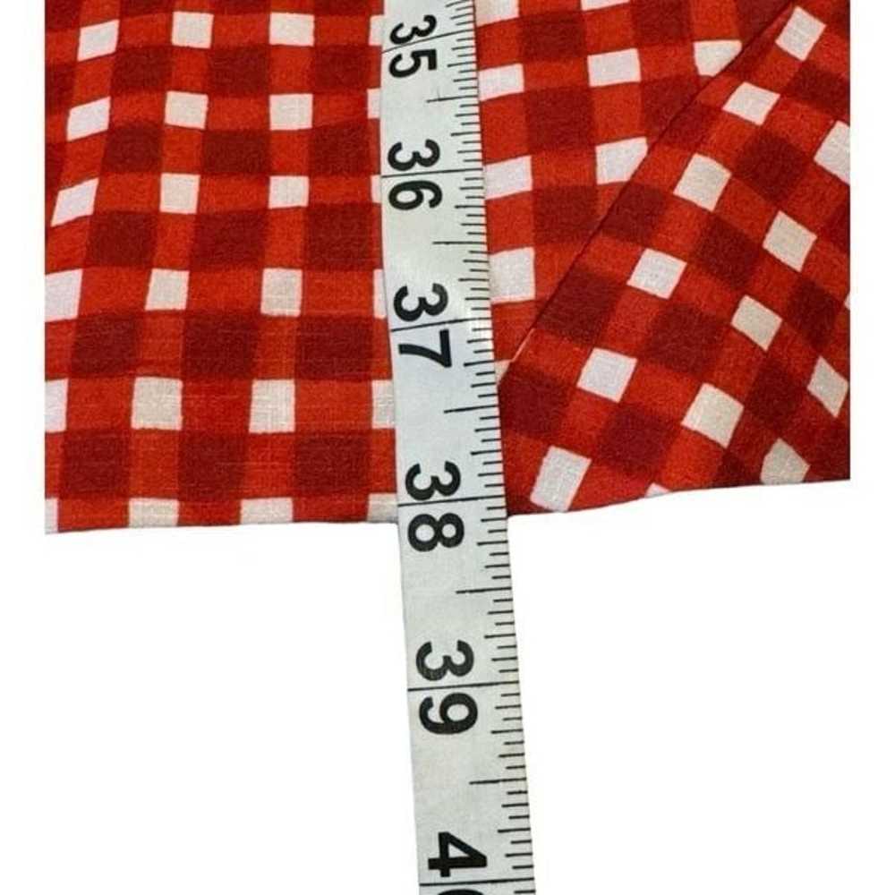 Hutch Size 22W Red & White Mckenzie Gingham Dress - image 5