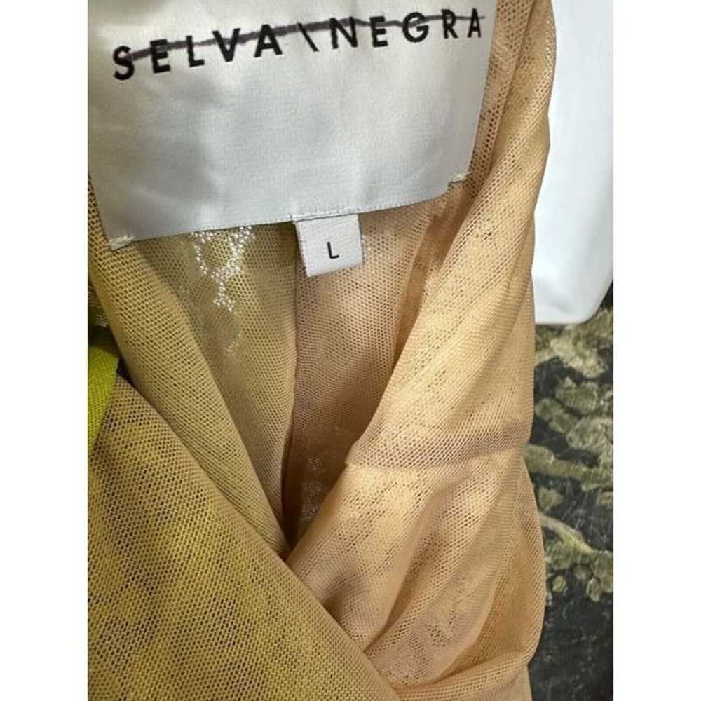New Selva Negra Textured Mesh Dress Size Large - image 9