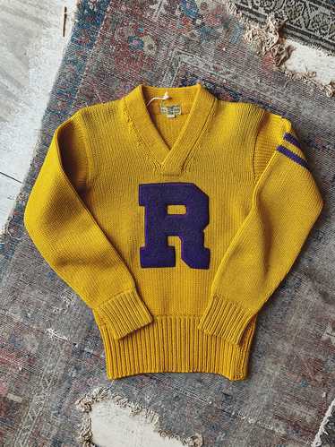 Vintage W.L. Buck Sporting Goods Varsity Sweater … - image 1